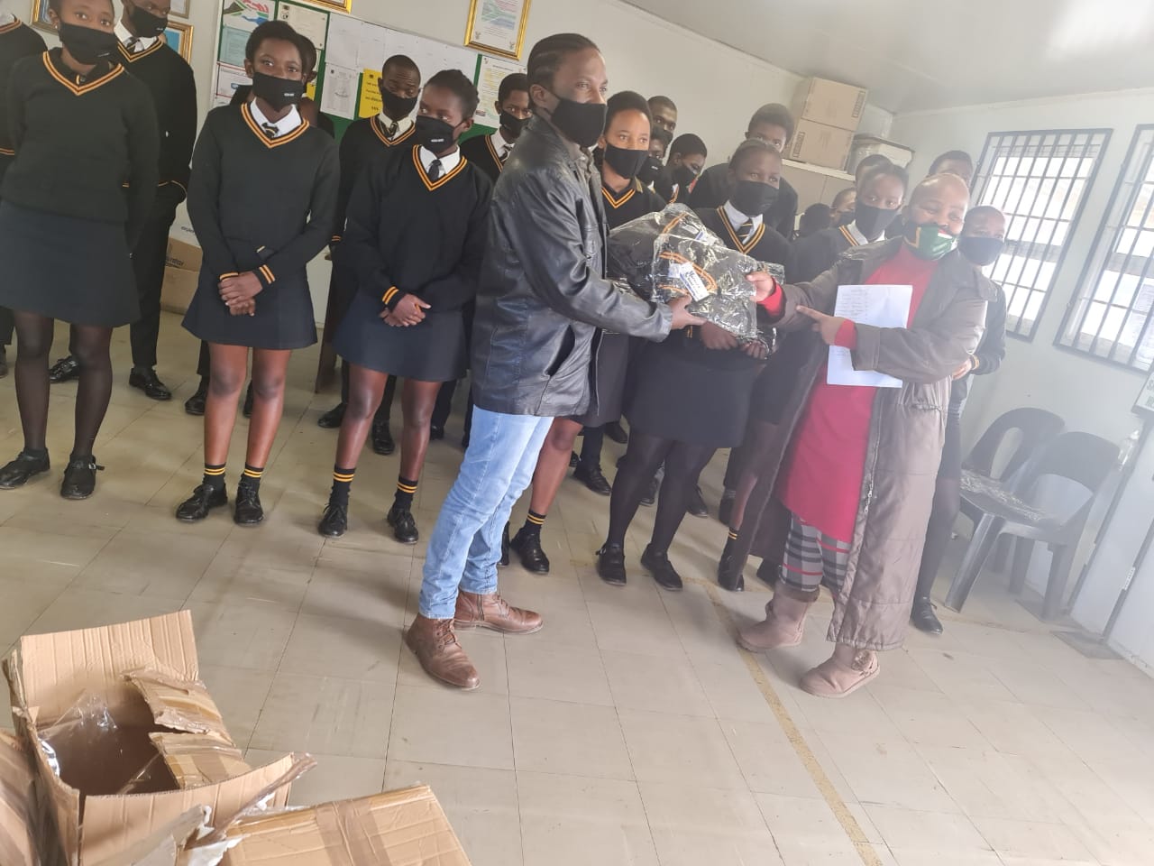 COX YEATS DONATES SCHOOL JERSEYS TO AMAOTI PUPILS FOR MANDELA DAY